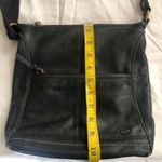 The Sak Black leather crossbody bag tote shoulder hand bag purse gold hardware  Measurement in pics Photo 6