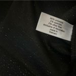 Lane Bryant  Black Tweed Knit Metallic Thread Stretch Waist Pull On Mini Skirt 22 Photo 5