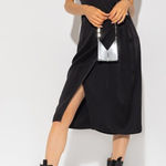 Givenchy Wrap Over U Lock Closure Midi Dress in Black 38 4 New Womens Photo 0