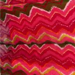 Sundance  Pink, Green, Orange Zig Zag Chevron Print Flowy‎ Maxi Skirt Size 10 Photo 9