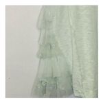 Anthropologie  Lilka Mint Green Knit Tank Top Lace Ruffle Trim Small Photo 12