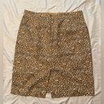J.Crew  Cheetah Print Pencil Skirt Photo 3