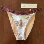 Princess Polly MinkPink Cream Pink Floral Cheeky Bikini Bottoms Sz M Photo 5