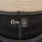 Zyia  seamless performance scoop heather gray grey long sleeve large Photo 3