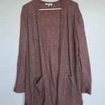 Madewell Kent Cardigan Long Sweater in Coziest Yarn Purple Pink Womens Size S Photo 2