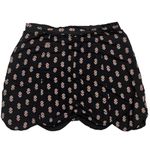 Urban Outfitters  Cooperative Black Button Front Scalloped Mini Skirt Photo 3