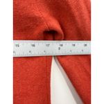 J.Crew  Orange  Textured Knit Blazer Cardigan Jacket XS Button Front Pockets Photo 5