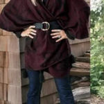 Cleobella  Burgundy Tassel Cape Cardigan Kimono Capelet One‎ Size Photo 0