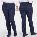 NYDJ Slim Bootcut Jeans Size 10 Bishop Floral Multi Laser Lift Tuck Technology Photo 13
