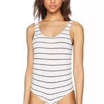 DKNY NWT  Seamless Litewear Bodysuit  Striped Large Photo 4