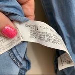 ZARA Denim Denim Chambray Button Down Shirt Photo 3