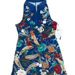 Johnny Was  racerback TeeBee Active Polo Tank Tennis mini Dress Blue Floral  NEW Photo 0