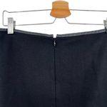 Vince  Black Ponte Knit Leather Trim Pencil Skirt Size‎ 4 Photo 5