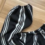 Bleuh Ciel  black & white off the shoulder blouse. Photo 3