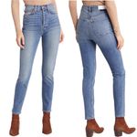 RE/DONE 90s Jeans Ultra High Rise Skinny Button Fly Denim Pants 32R Western Blue Photo 1