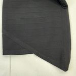 Marciano  Size S Bandage Dress Bodycon Party Stretch Black Asymmetric Hem LBD Photo 3