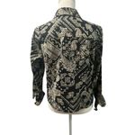 Coldwater Creek Silk Cotton Textured Woven Button Up Jacket/Top Petite M Photo 5