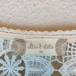 Altar'd State womens crochet blouse sz M boho cottage core hippie girly preppy Photo 1