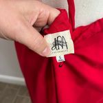 Anthropologie DRA  Dress Halter Backless Skater Red Dress Size Small Photo 3