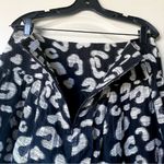 Hunter Bell  Skirt London Flounce Flared Jacquard Mini Onyx Cheetah 12 NWT Photo 5