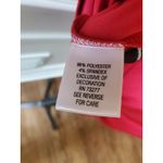 Dana Buchman  Women's size XS Red Geo Sleeveless Belted Dress Photo 9