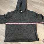 Ymi  Juniors Dark Gray Cropped Hooded Shirt- Size XL Photo 7