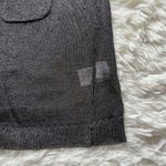 J.Crew Sheer Metallic Sweater Tee Dark Gray AS IS Size XS Photo 9