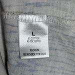 John‎ Maxwell Womens L Blue Yellow Farmhouse Graphic Cottagecore Rustic Novelty Size L Photo 8