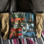 Frankie & Johnnie Vintage Tote New York Beaded Wall Street Shoulder Bag Photo 3