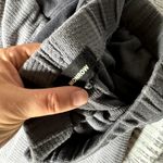 Monrow Lounge Set Thermal Jogger and Funnel Neck Sweatshirt In Grey XS/SM Gray Photo 2