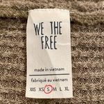 We The Free  boat neck top Small Boat Neck Waffle Knit Photo 5