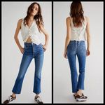 💕MOTHER SUPERIOR💕 High Waisted Smokin Double Ankle Jeans Broken Record 28 NWOT Blue Photo 5