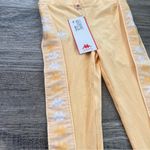 Kappa  Women Logo Tape Eva Yellow Athletic Leggings Size SMALL skinny fit NWT #63 Photo 6