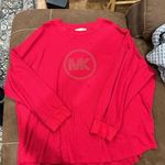 Michael Kors  Bold Red Knit Top Photo 0