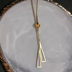 Lariat Necklace Gold Photo 1
