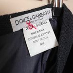 Dolce & Gabbana CLEARANCE! Black Wool Skirt Size 44 EUC Photo 7