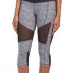 Electric yoga  Grey Mesh Capri Small New With Tags Photo 0
