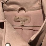 Philosophy Light Pink Faux Leather Motorcycle Vest Photo 1