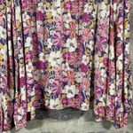 Hayden Blouse Women's 2XL Peasant Floral Purple Pink Boho Smocked Festival Photo 2