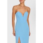 Amanda Uprichard  size Small Cherri Gown Pacific Blue Sweetheart Strapless Maxi Photo 3