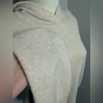 Rachel Zoe  beige cashmere hooded sweater / sweatshirt size medium Photo 7