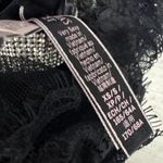 Victoria's Secret   Black XS/S VERY SEXY SHINE STRAP LACE SKIRT GARTERS SHEER NWT Photo 3