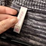 Xhilaration black and white striped knit pullover short sleeved vest cotton Photo 2