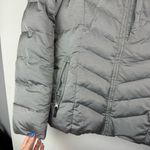Eddie Bauer Goose Down Puffer Jacket Silver Grey Womens Sz Medium Photo 6