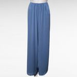 Alex Evenings  Antique Blue Special Occasion Chiffon Pull-On Pants Size 2X Photo 1