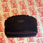 Kate Spade Velvet  makeup bag Photo 3
