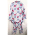 Roamans Dreams Co Plus Size 18 20 Pajama Set Hearts Print Sleepwear Lounge 1053 Blue Photo 6