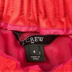 J.Crew  Sidewalk Skirt High Waisted Coral Salmon Smocked Paperbag Waist 6 Photo 7