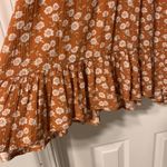 EUC Kivari floral mini dress Brown Size M Photo 4