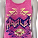 Harley Davidson Pink Western Aztec Tank Top Photo 4